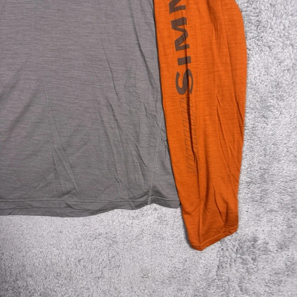Simms Ultra Wool Pullover Shirt Mens 2XL XXL Merino Fishing 1/4 Zip Base Layer